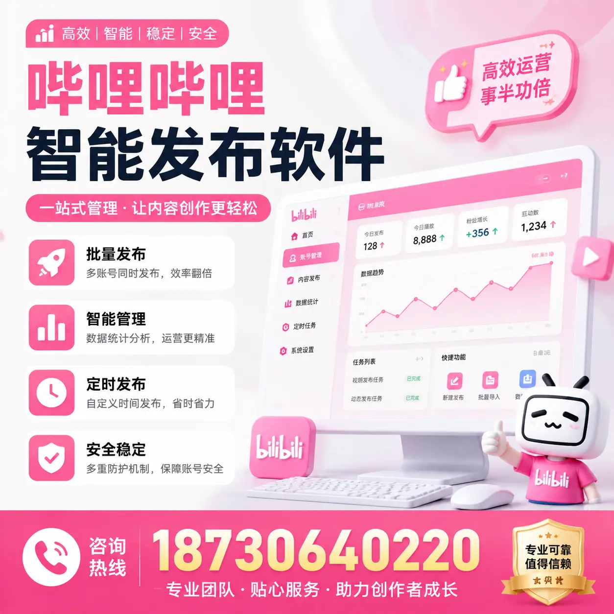 如何评估哔哩哔哩智能发布软件的ROI？黔西南 企业必读
